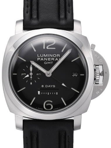 Panerai Luminor 1950 8 Days GMT 44mm Mens watch PAM00233 - Click Image to Close